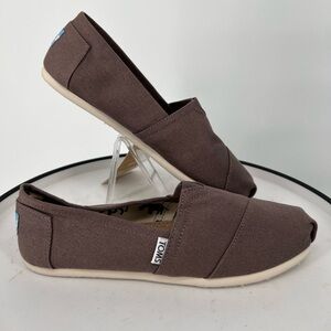 TOMS‎ THE VENICE COLLECTION IN ASH CANVAS CLASSIC ALPARGATA